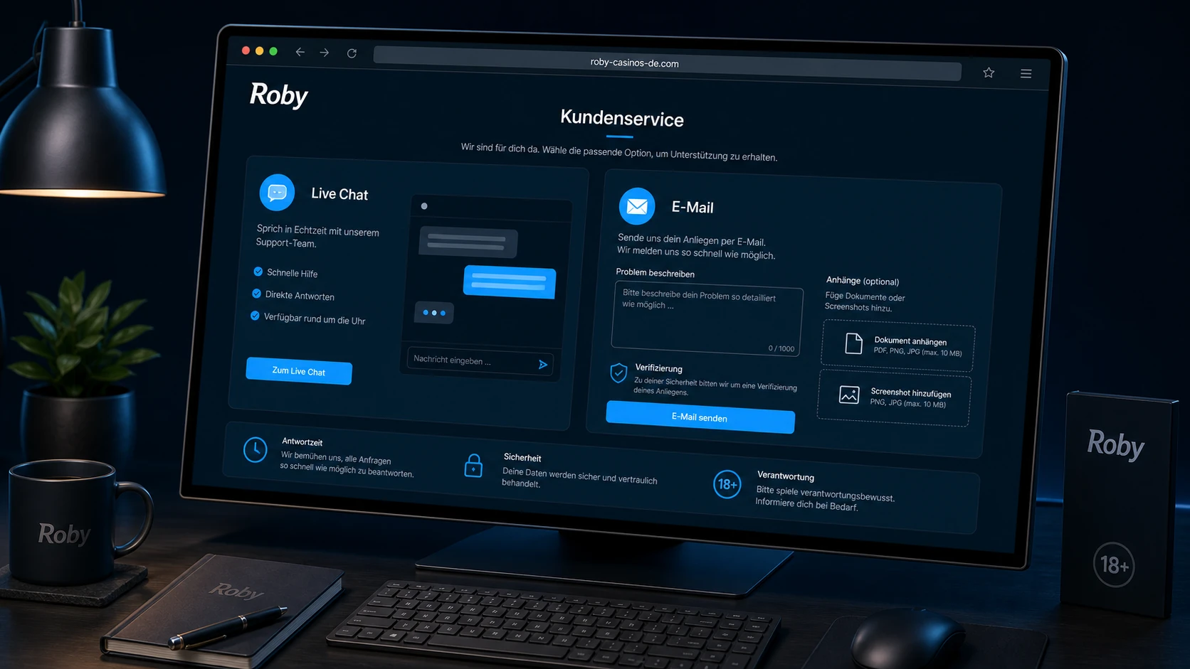 Kundenservice bei Login-Problemen